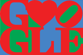 Happy Valentine's Day from Google & Robert Indiana