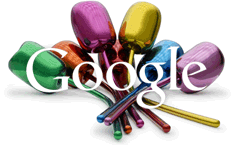 jeff koons google logo