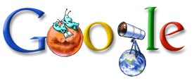 Mars 2006 logo for Google